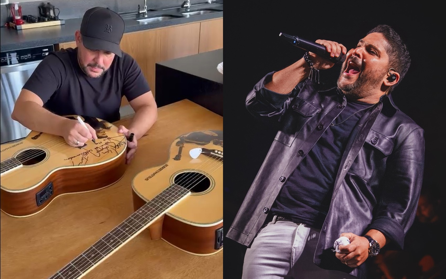 Jorge, da dupla com Mateus, doa violões autografados para leilão de hospital do câncer